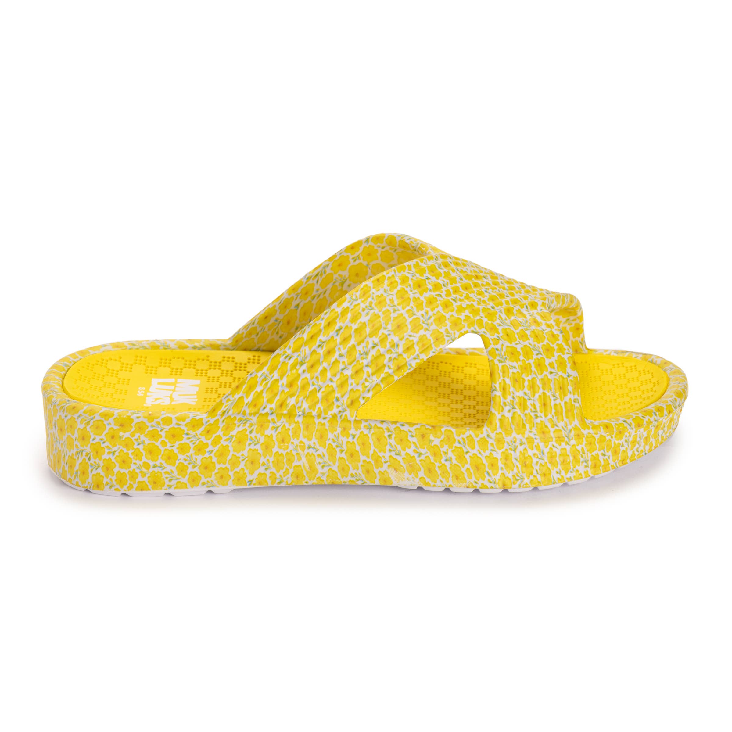 Spa Day Sandal - Lemon Floral