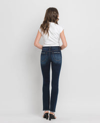 High Rise Long Slim Straight Jeans LV39