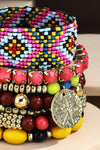 7- Strand Multi Shape Bracelet Set Canary