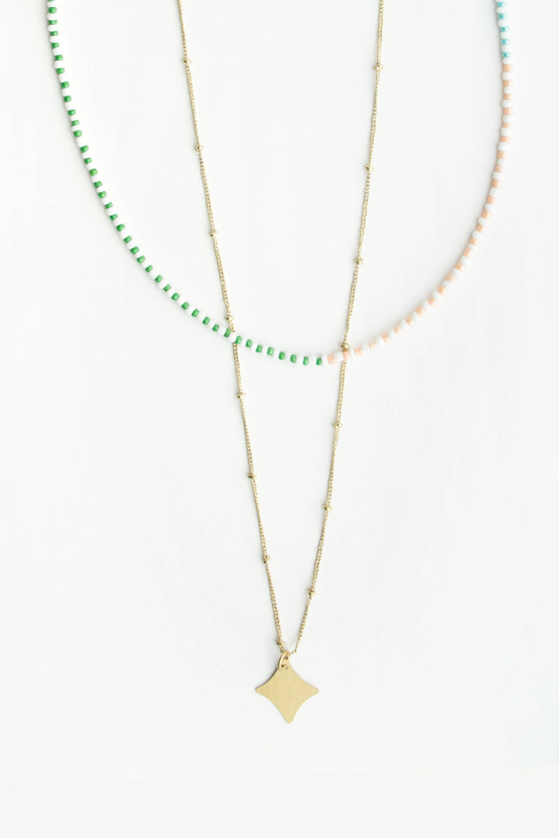 Americana Layered Necklace Multi