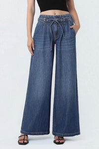 Super High Rise Jeans W Pleats LV2194