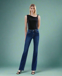 Tummy Control High Rise Bootcut Jeans - LV6
