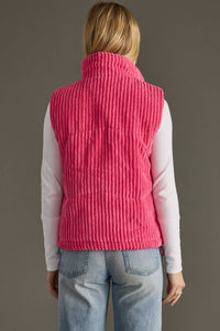 Pink Corduroy Vest