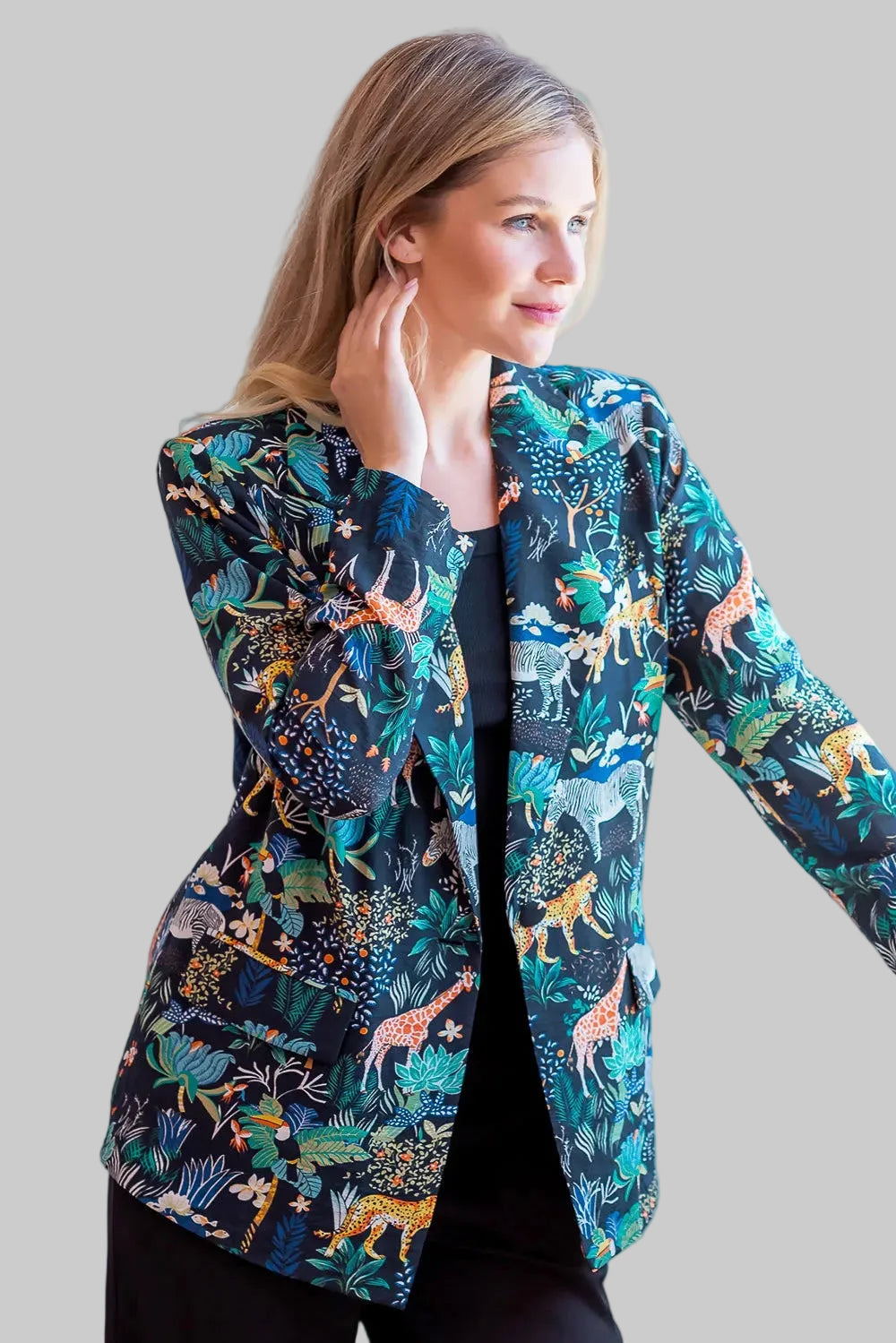 Safari Boyfriend Blazer - Black