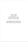 I Don't Have Time Greeting Card