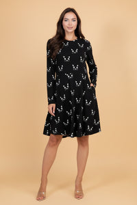 Cat With Whiskers Tunic Dress
