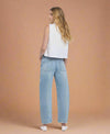 High Rise Barrel Leg Jeans LV2
