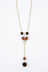 Mod Bead Necklace Gold