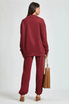 Weekend Elastic Cuff Pant - Cabernet