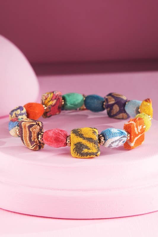 Handmade Beaded Stretch Bracelet