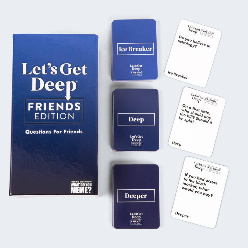 Deep Friends Let's Get Deep Friends Edition Funny Party Games Gift Get To Know You ...