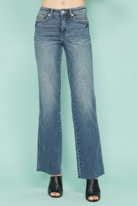 Mid Rise Tummy Control Straight - JB156