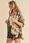 Noelle Flannel Shirt - Brown