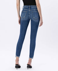HR Distressed Hem Skinny Jeans LV41