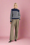 Pullover Navy Striped Sweater
