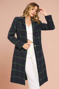 Evergreen Estate Plaid Coat