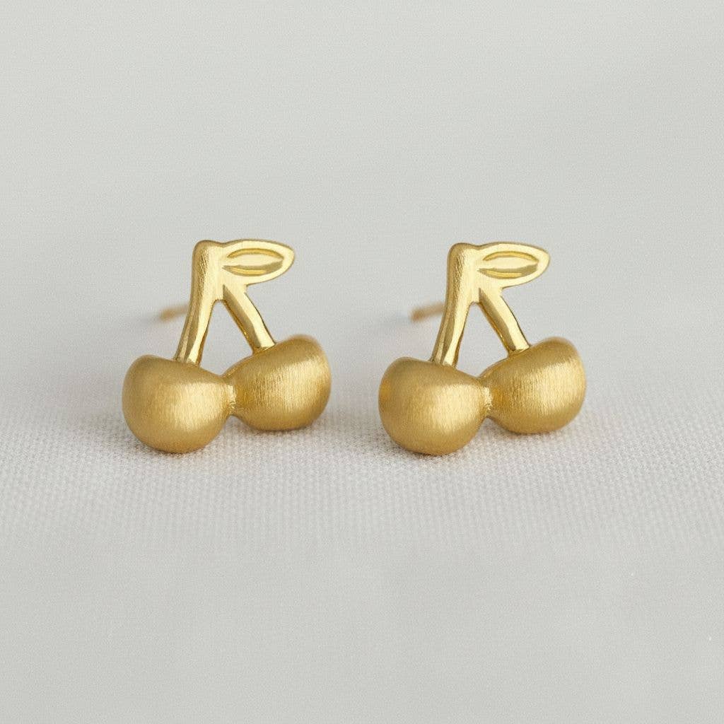 Charming Cherry Drop Earrings