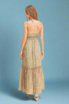 Davia Sage & Pink Floral Dress
