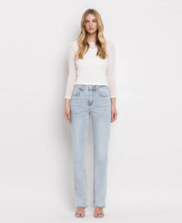 90's Vintage Super High Rise Straight Jeans - LV30