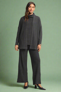 Signature Wide Leg Pant - Black