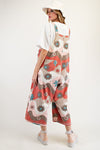 Flower Power Overalls - Blush