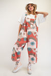 Flower Power Overalls - Blush