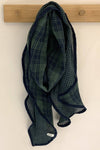 Checkered Autumn Scarf - Green
