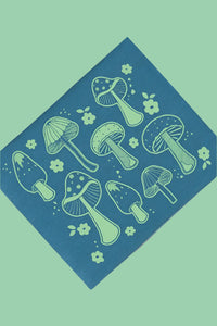 Boho Headband - Retro Mushrooms