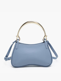 Brisbane Shaped Crossbody -  Dusty Blue