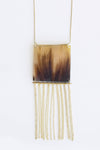 Horn Fringe Necklace