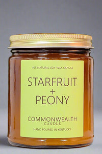 Starfruit + Peony - 16oz Amber Jar