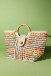 Knotra Jute Wood Handle Bag