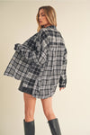 Noelle Flannel Shirt - Black