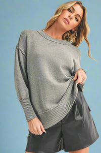 Ina Sweater - Heather Grey