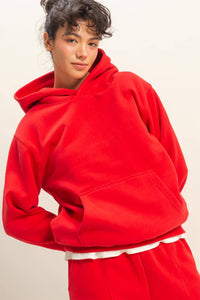 Essential Comfort Hoodie - Red
