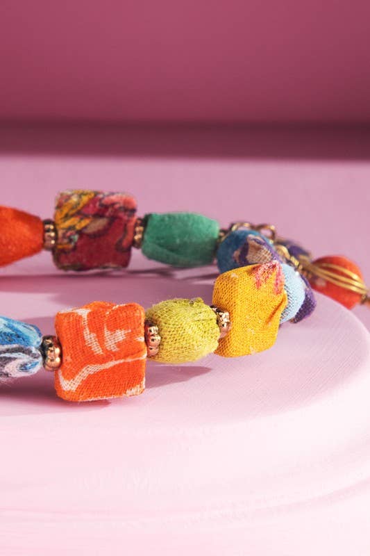 Handmade Beaded Stretch Bracelet
