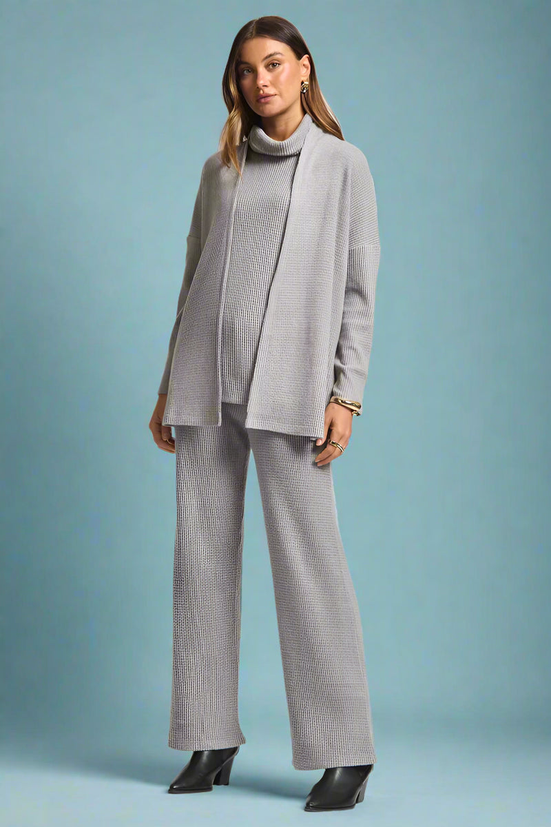 Signature Cowl Neck Tank - Heather Grey