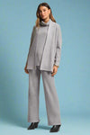 Signature Wide Leg Pant - Heather Grey