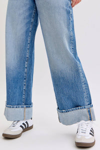 Low Rise Wide Leg With Cuff C266