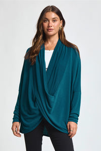 Soft Drape Hacci Wrap - Dark Teal