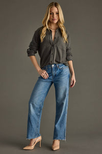 Dark Gray Super Soft Button Up