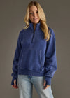 Quarter Zip Sweatshirt - Navy