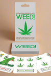 An image of the Weed Card Game, an adult strategy card game.