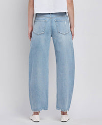 High Rise Barrel Leg Jeans LV2