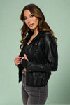 Nomad Canvas Hooded Jacket - Black