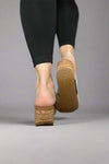 Carily Wedge Sandal - Black