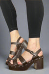 Orsha Chunky Sandal - Dark Brown