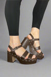 Orsha Chunky Sandal - Dark Brown