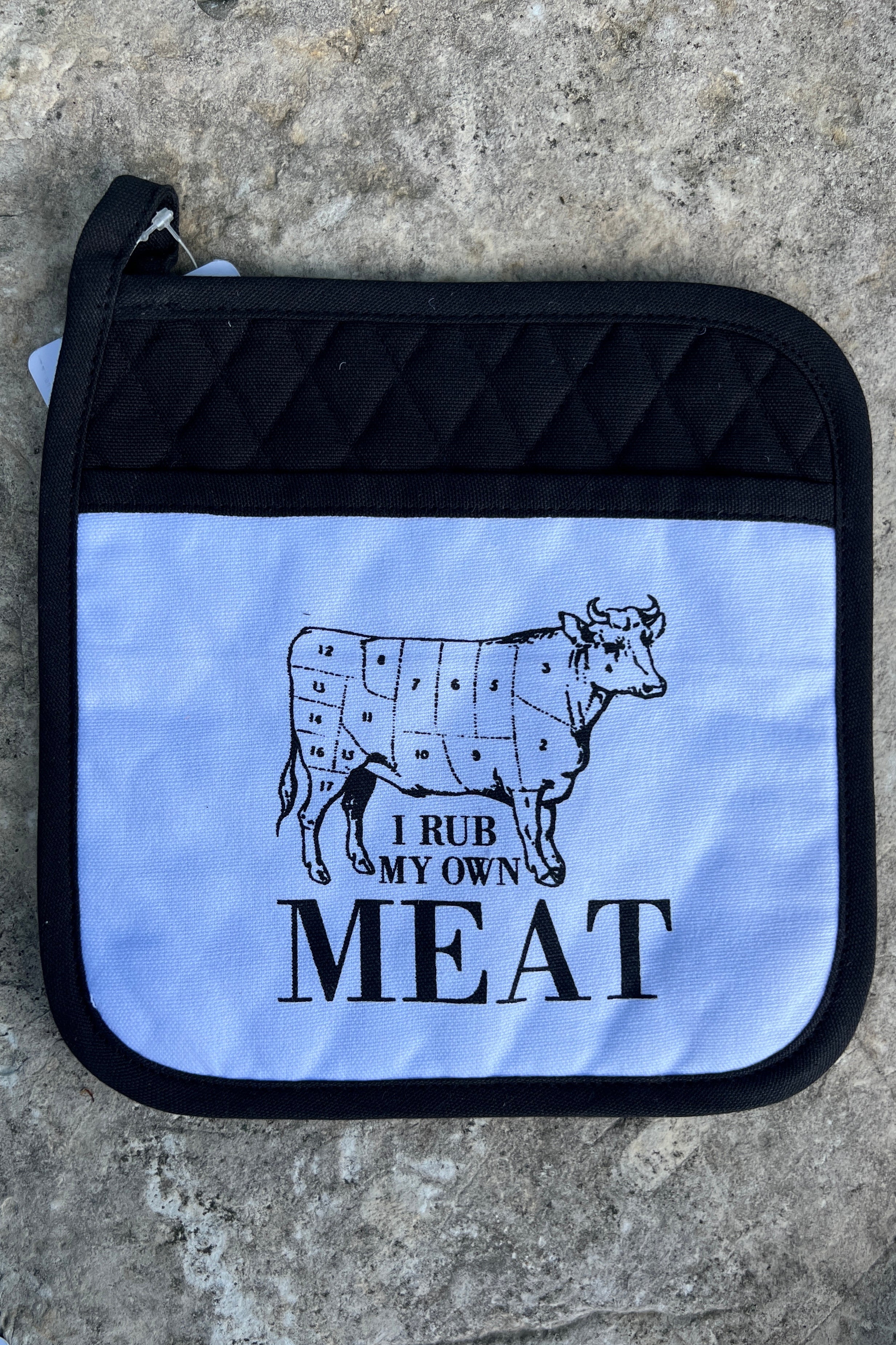 Funny Potholder Kitchen Gifts Cute Meat Oven Mitt Funny Cotton