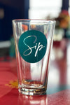 Sip Logo Pint Glass